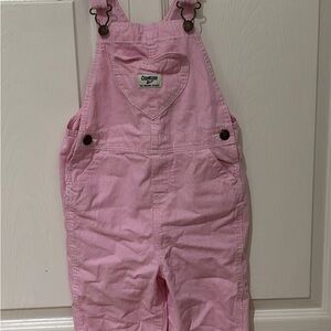 VINTAGE PINSTRIPE PINK OSH KOSH OSHKOSH OVERALLS